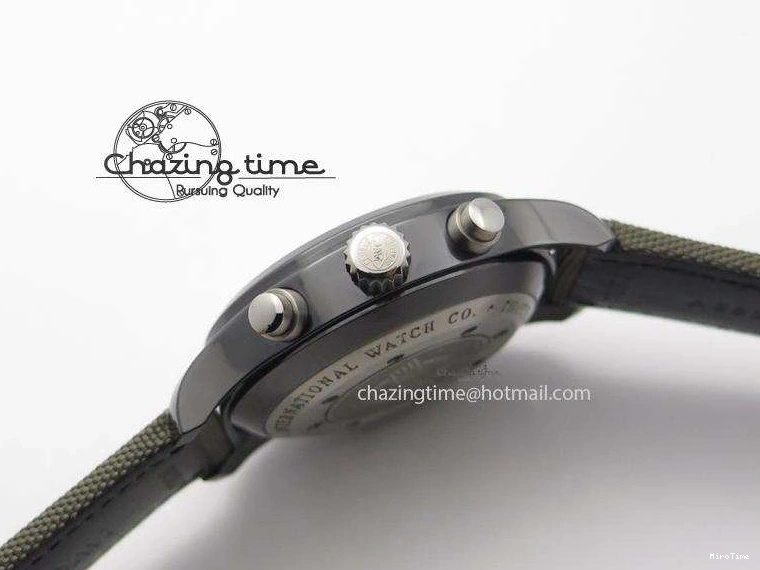 MIROTIME 0512 SunProtective Pilot Top Gun Miramar IWC388002 V6 1:1 Best Edition Ceramic Case On Nylon Strap A 7325